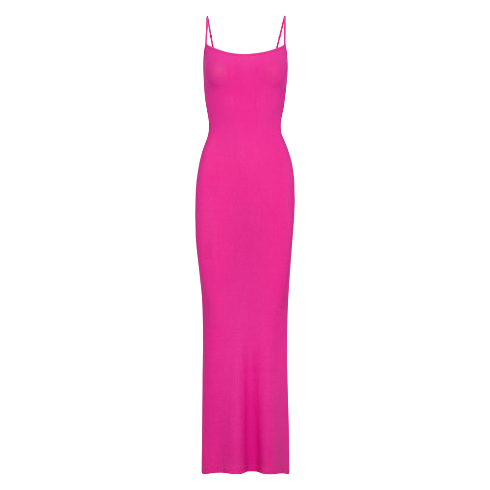 Skims SOFT LOUNGE LONG SLIP Dress Roze | WTC-827569