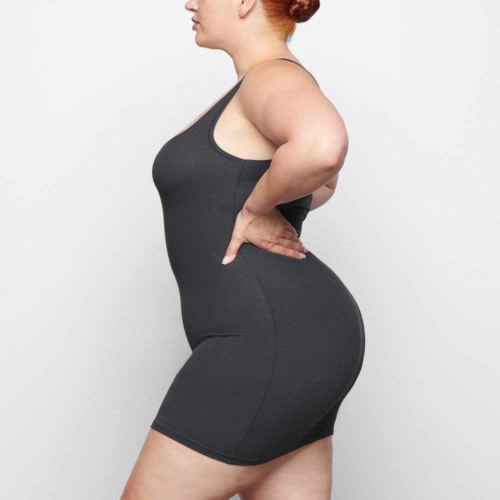 Skims SOFT LOUNGE MINI Dress Diepgrijs | CAU-193702