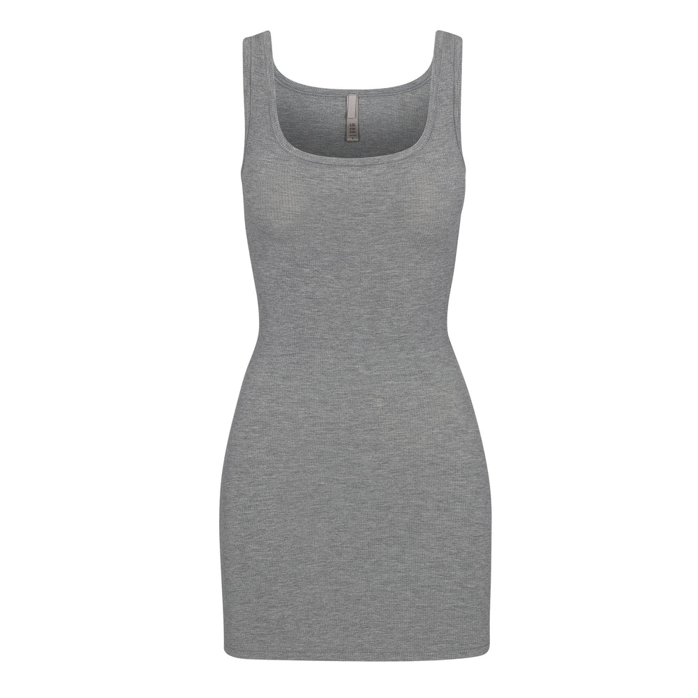 Skims SOFT LOUNGE MINI Dress Grijs | LKR-587203