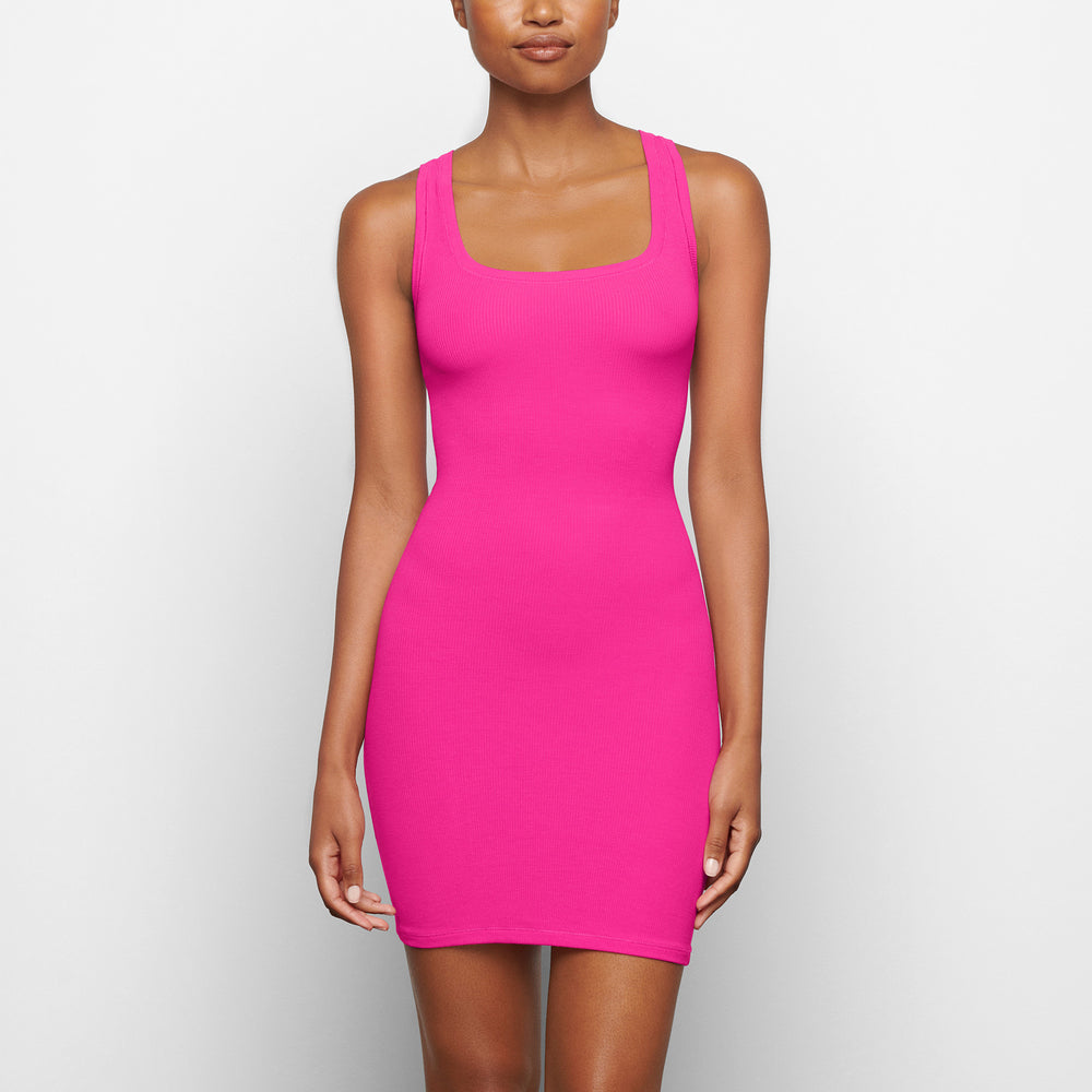 Skims SOFT LOUNGE MINI Dress Roze | MRF-934682