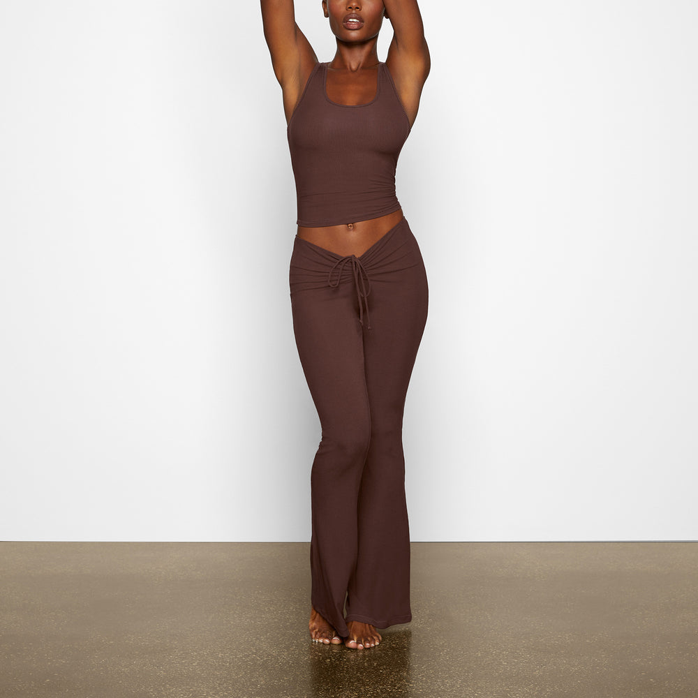 Skims SOFT LOUNGE RUCHED Broek Chocola | OEH-016785
