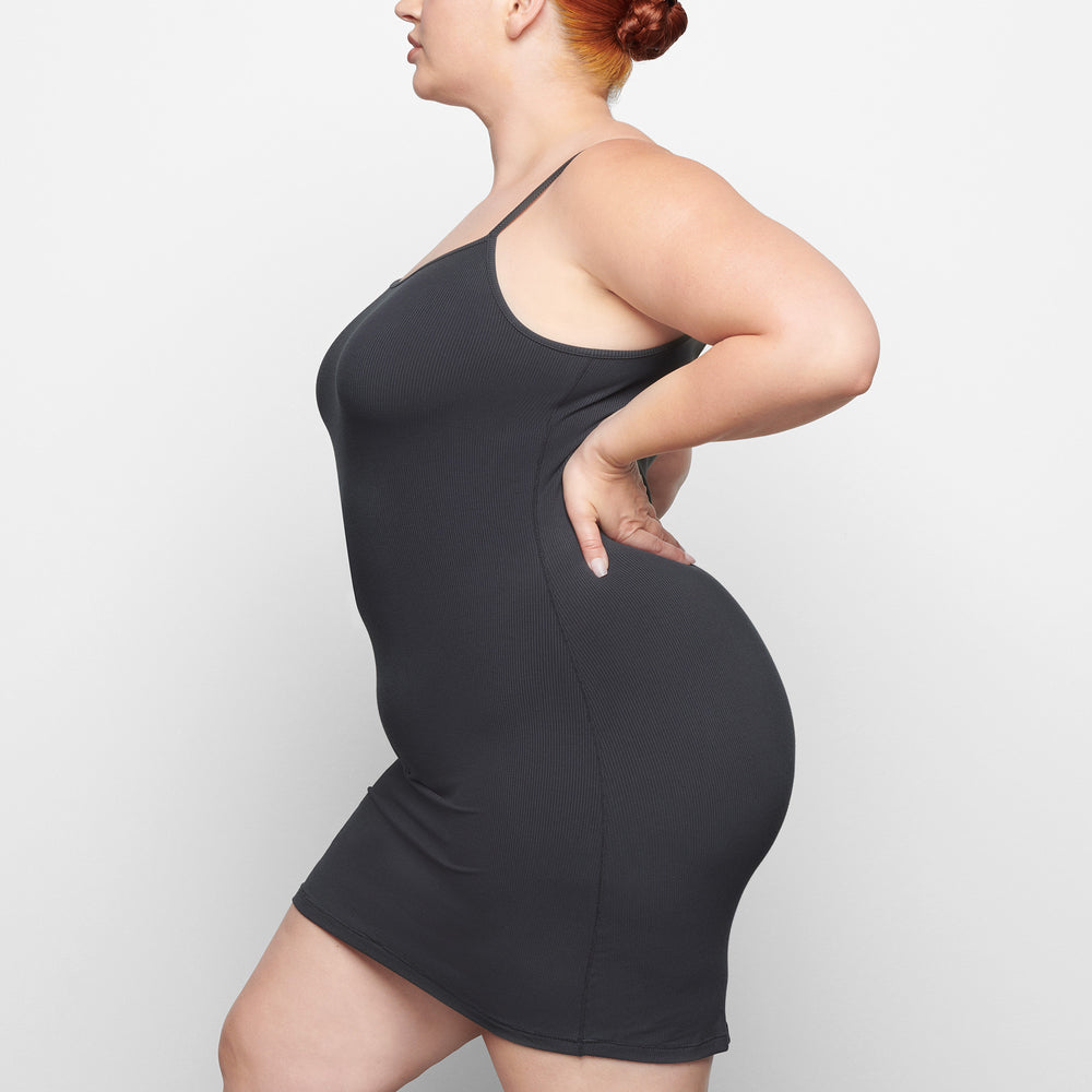 Skims SOFT LOUNGE SLIP Dress Diepgrijs | STG-162850