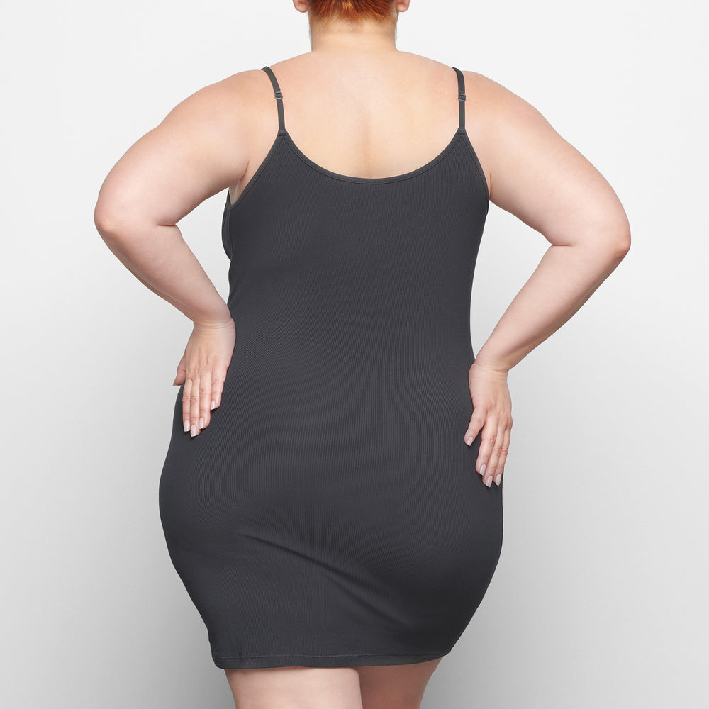 Skims SOFT LOUNGE SLIP Dress Diepgrijs | STG-162850