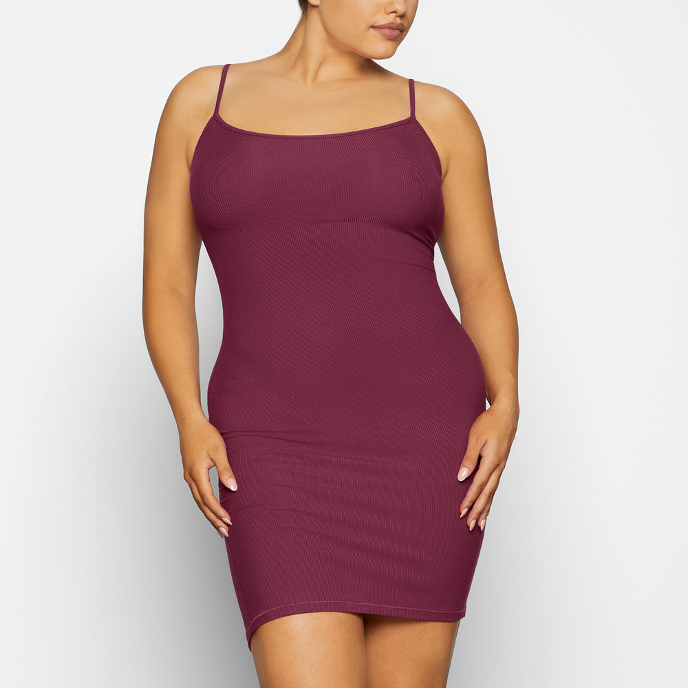Skims SOFT LOUNGE SLIP Dress Paars | VOL-217394