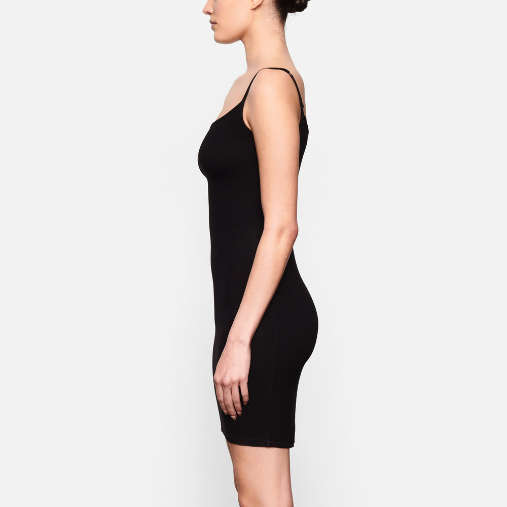 Skims SOFT LOUNGE SLIP Dress Zwart | KNO-427095