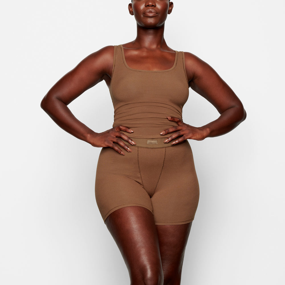Skims SOFT LOUNGE Tank Khaki | EXF-370162