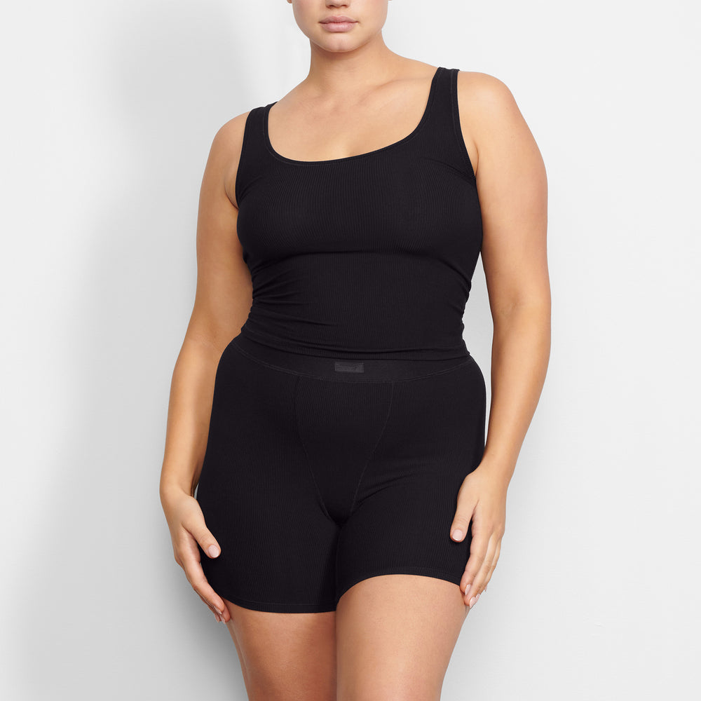 Skims SOFT LOUNGE Tank Zwart | UDT-904835