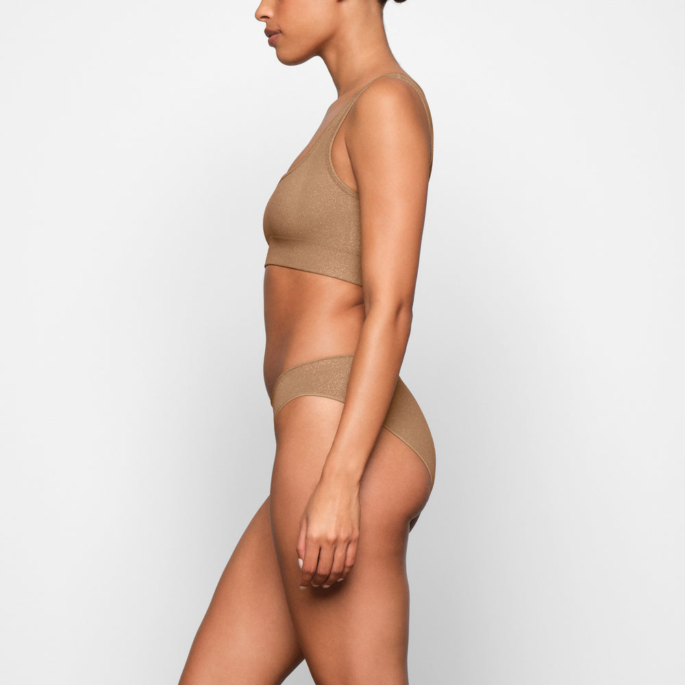 Skims SOFT SMOOTHING SHINE SCOOP NECK Bralette Abrikoos | YZV-136578