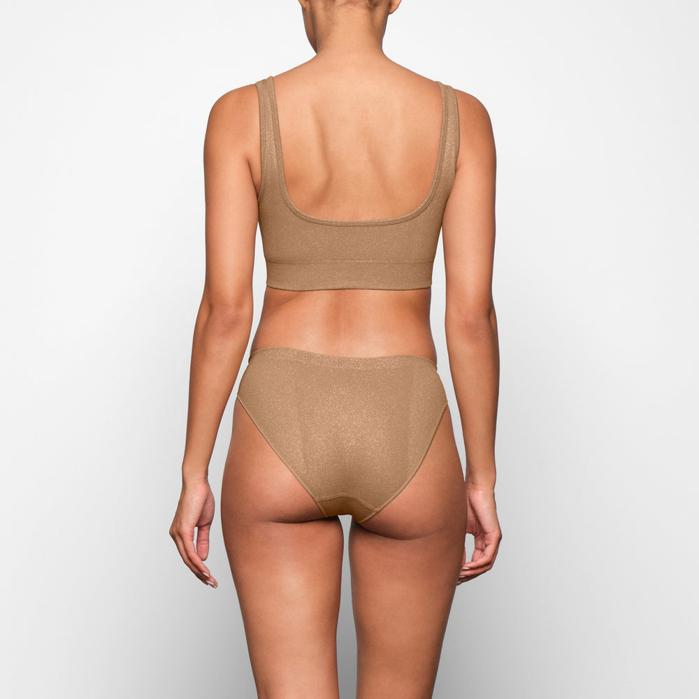Skims SOFT SMOOTHING SHINE SCOOP NECK Bralette Abrikoos | YZV-136578