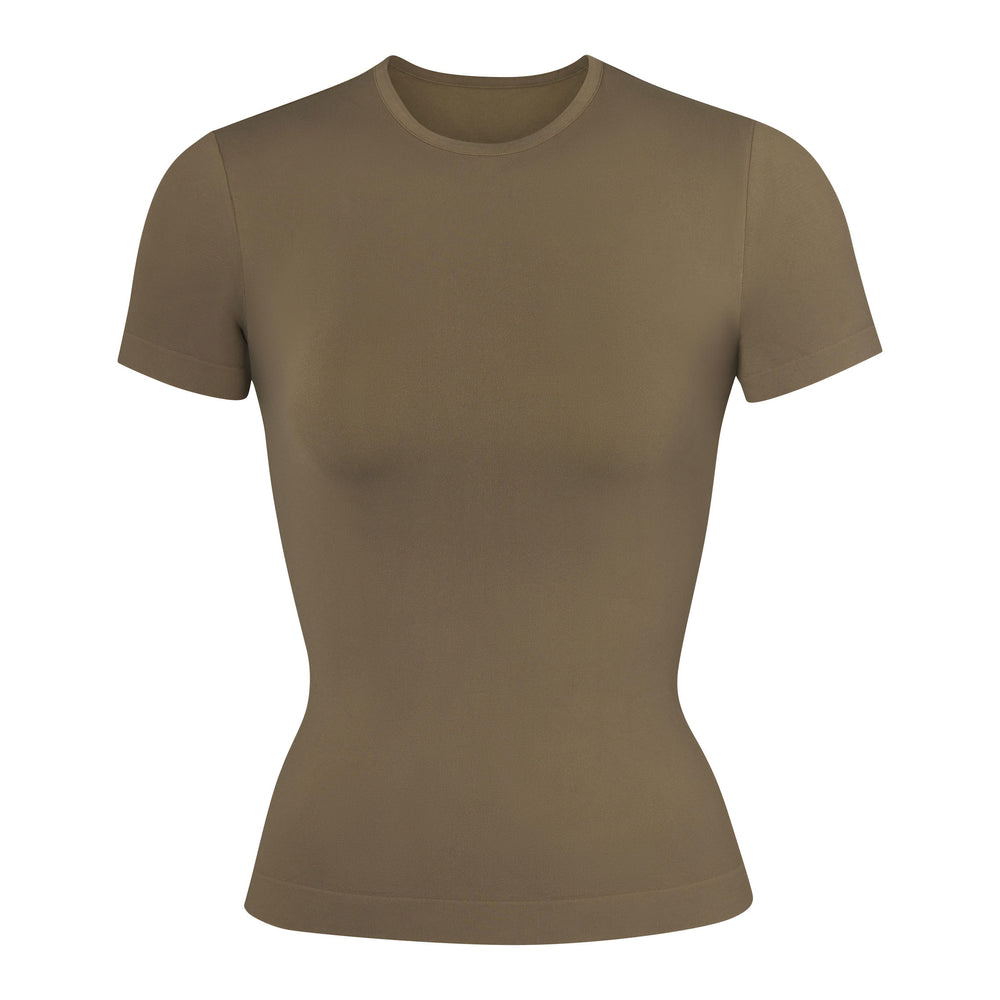 Skims SOFT SMOOTHING T-shirt Groen | HMV-167429