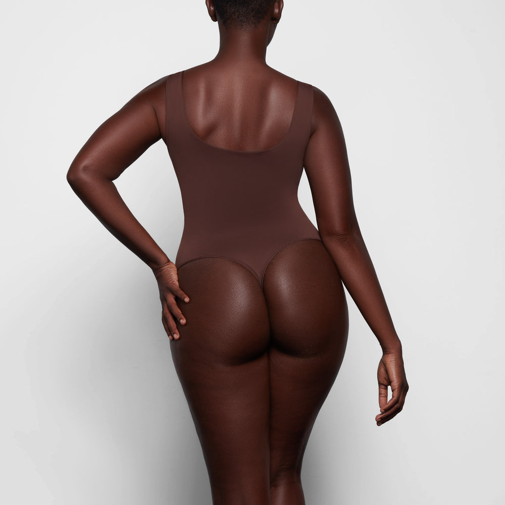 Skims SOFT SMOOTHING Thong Bodysuit Chocola | XUM-843127