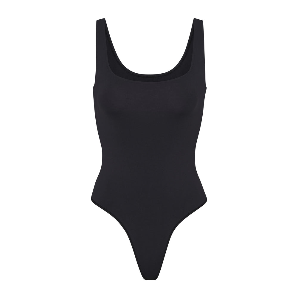 Skims SOFT SMOOTHING Thong Bodysuit Zwart | JUC-832174