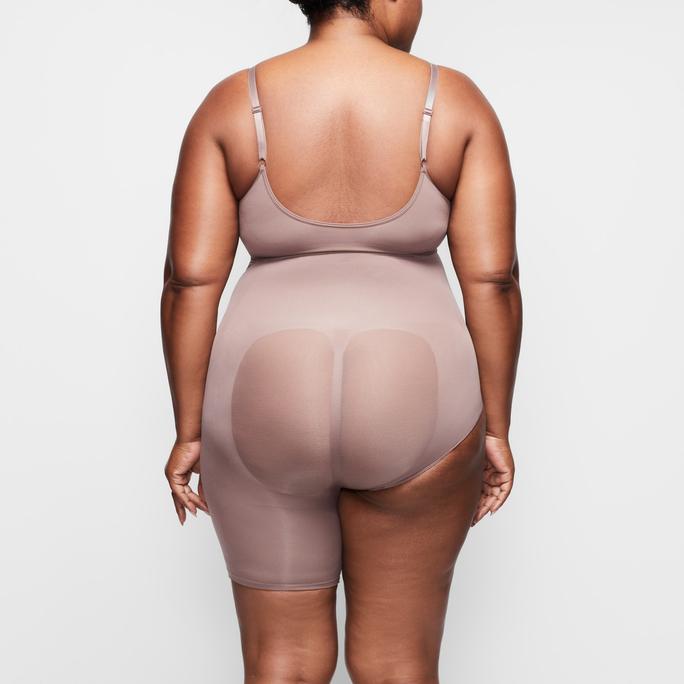 Skims SOLUTION SHORT #2 One Leg Shapewear Bruin | LWD-185693
