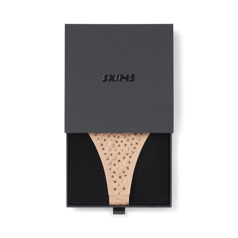Skims SPARKLE JERSEY MINI Thong Abrikoos | LUV-732648
