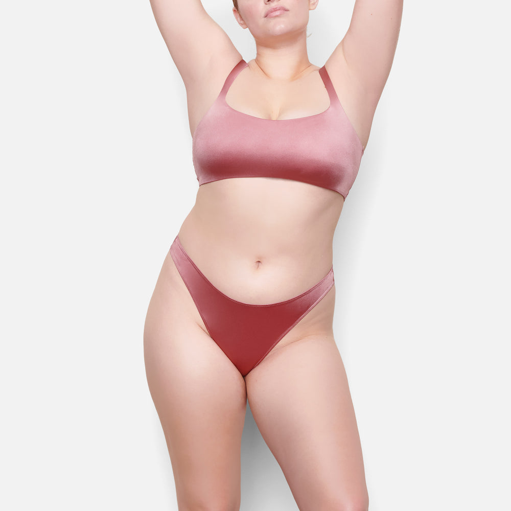 Skims STRETCH SATIN Bikini Roze | RWE-081964