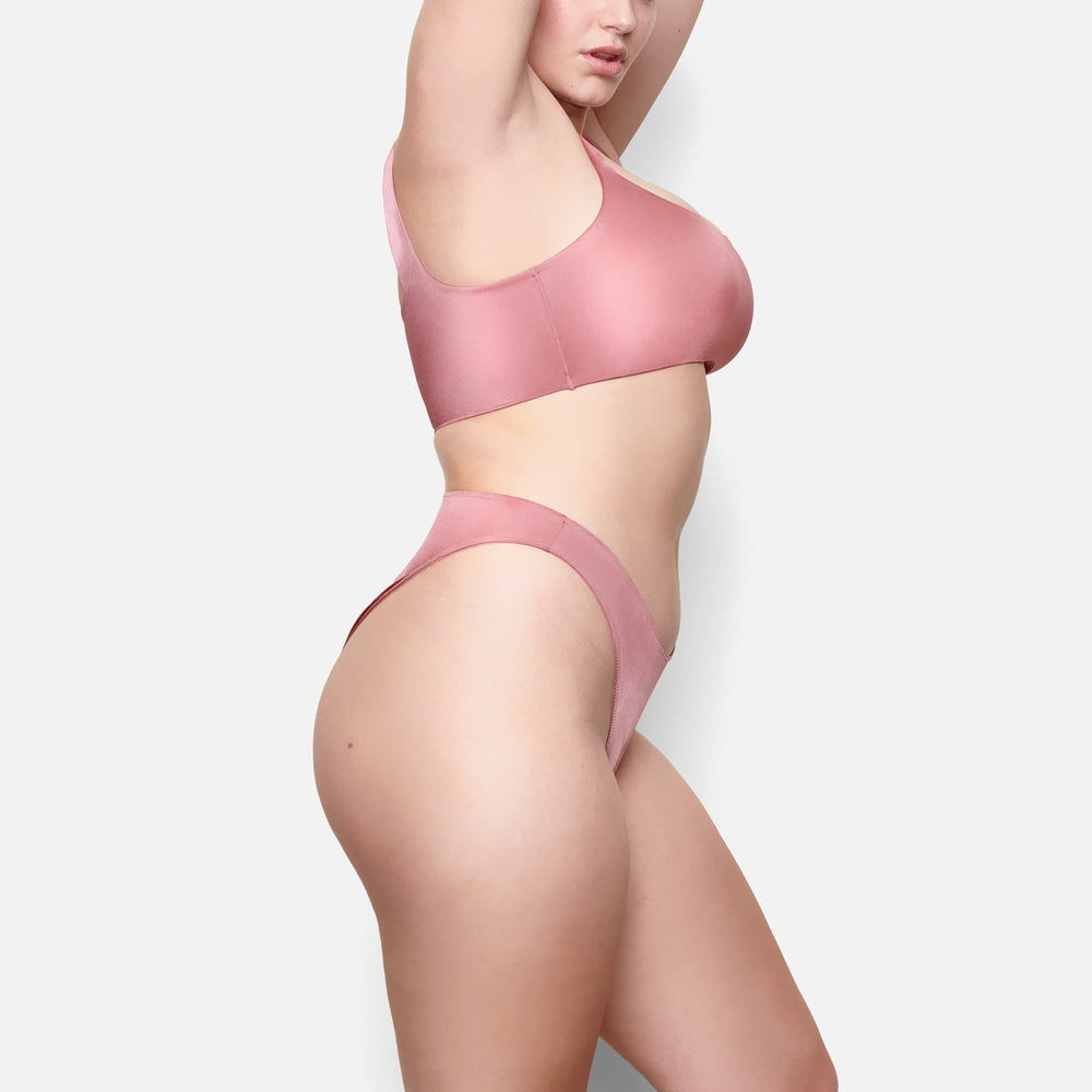 Skims STRETCH SATIN Bikini Roze | RWE-081964