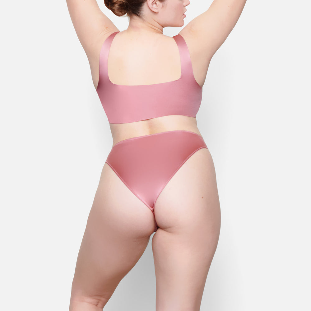 Skims STRETCH SATIN Bikini Roze | RWE-081964