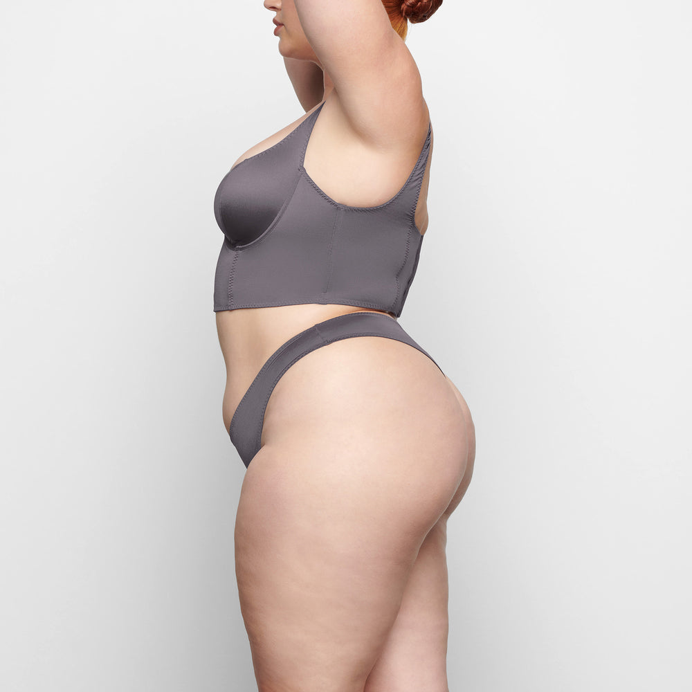 Skims STRETCH SATIN Korset Paars | QER-463801