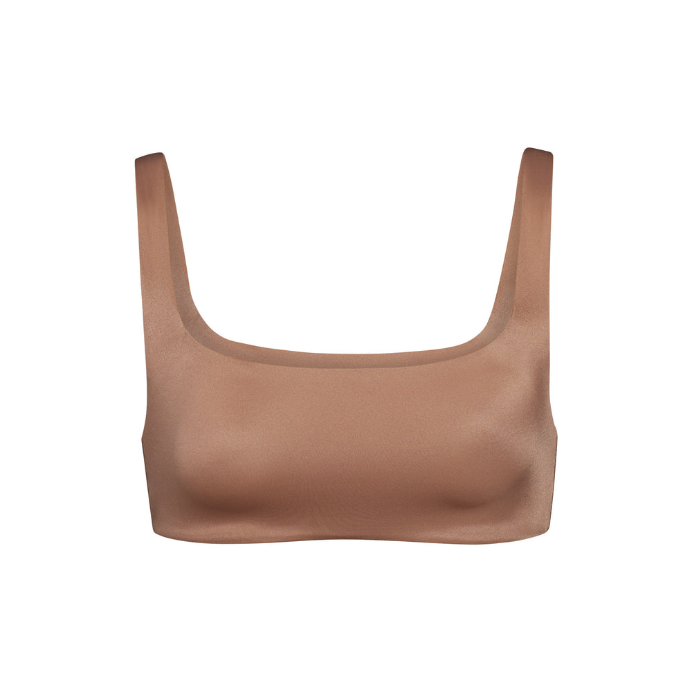 Skims STRETCH SATIN Square Neck Bra Roze | LGP-109752