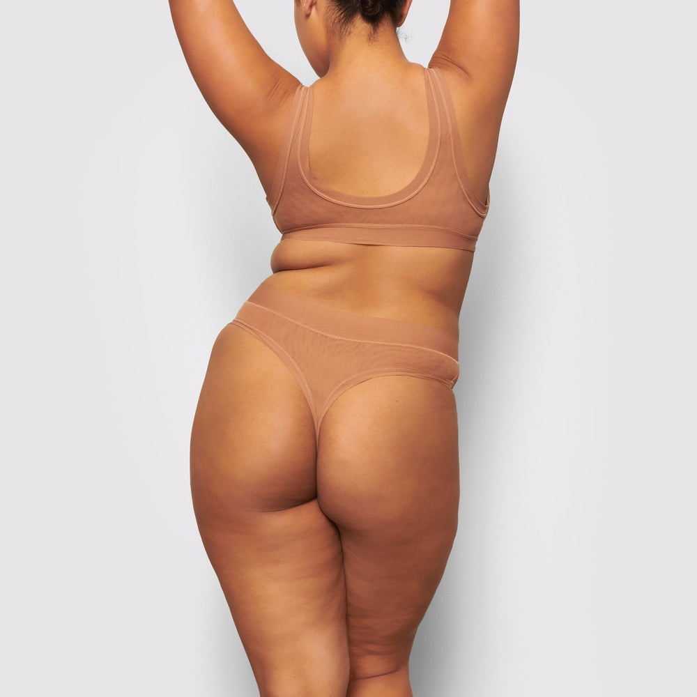 Skims SUMMER MESH MID WAIST Thong Abrikoos | FWE-726315