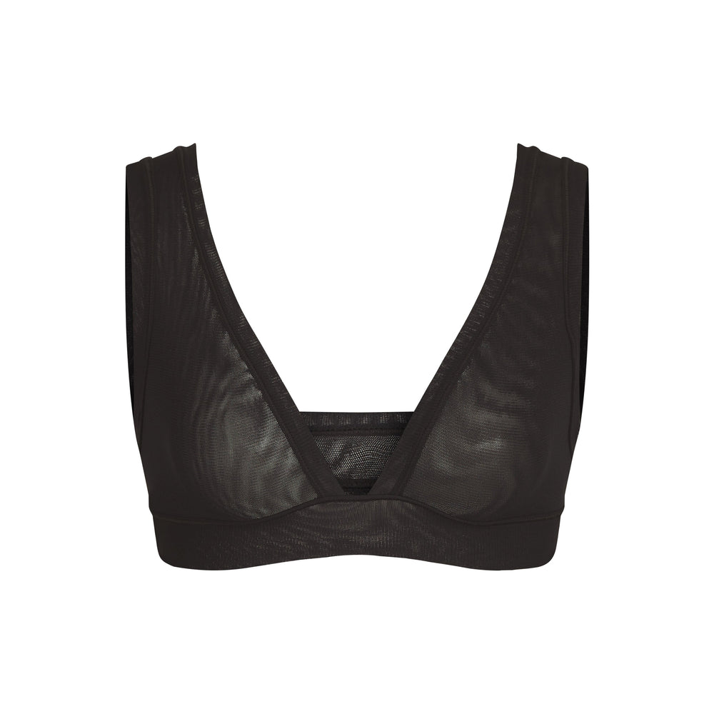 Skims SUMMER MESH PLUNGE Bralette Zwart | XOE-097431