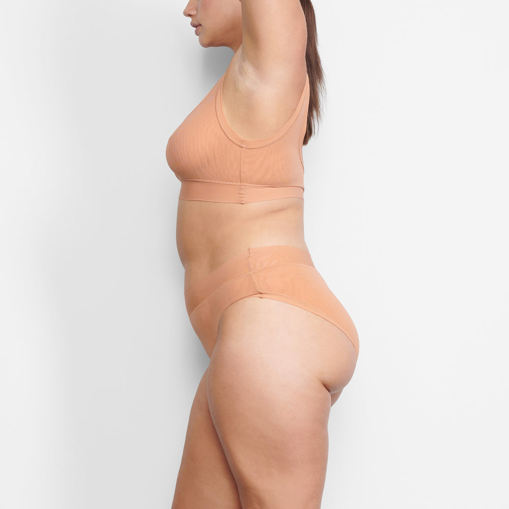 Skims SUMMER MESH SCOOP Bralette Beige | XRF-306128