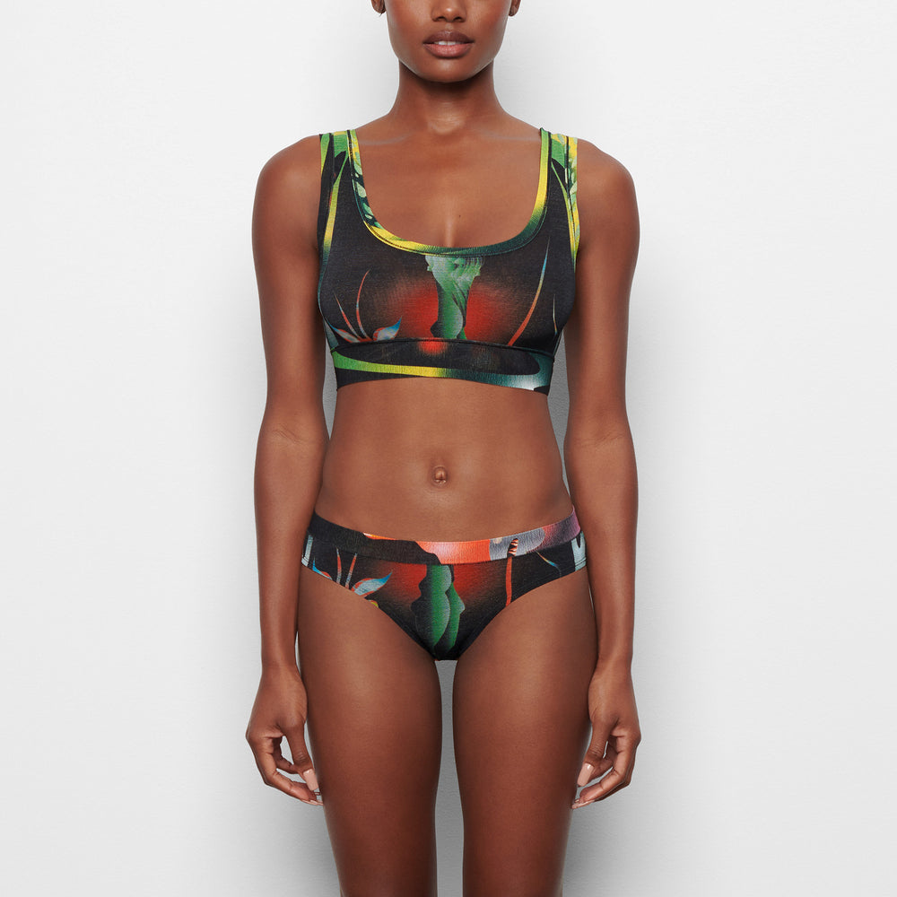 Skims SUMMER MESH SCOOP Bralette Obsidian | SDO-568102
