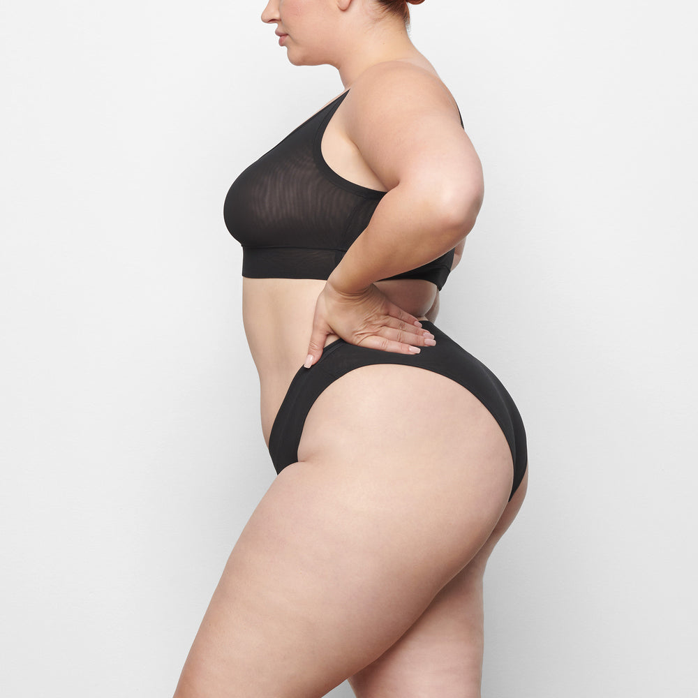 Skims SUMMER MESH SCOOP Bralette Zwart | YOI-897642