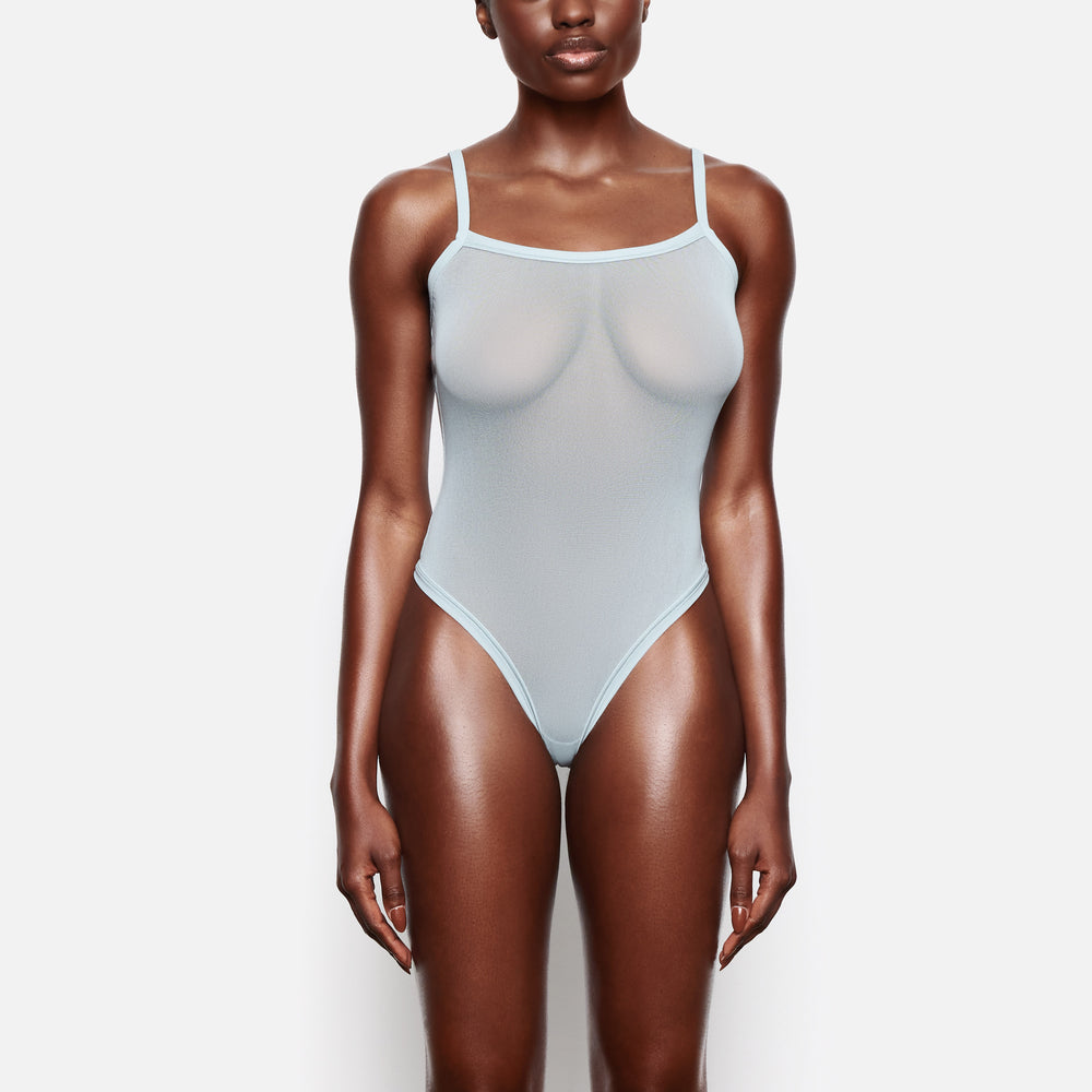 Skims SUMMER MESH Strappy Bodysuit Blauw | FRG-241573
