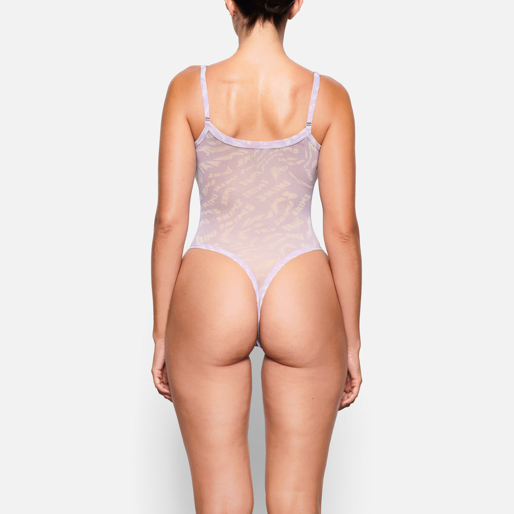 Skims SUMMER MESH Strappy Bodysuit Lichtpaars | DYK-486912