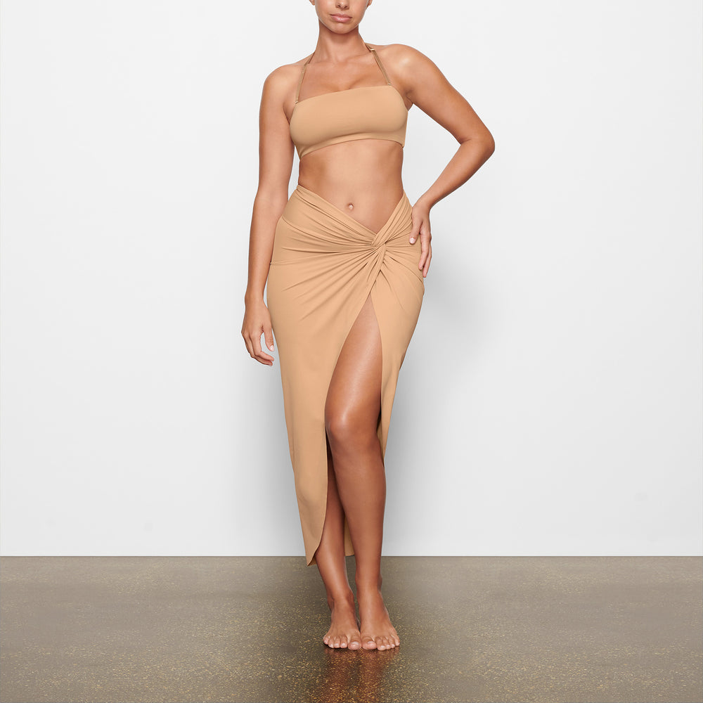 Skims SWIM BANDEAU BIKINI TOP Two Pieces Beige | CIX-209183