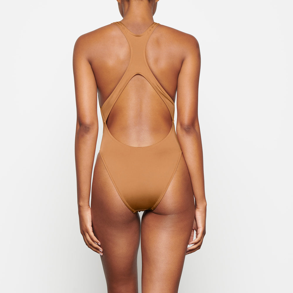 Skims SWIM CUT OUT MONOKINI One Piece Abrikoos | IEH-186935