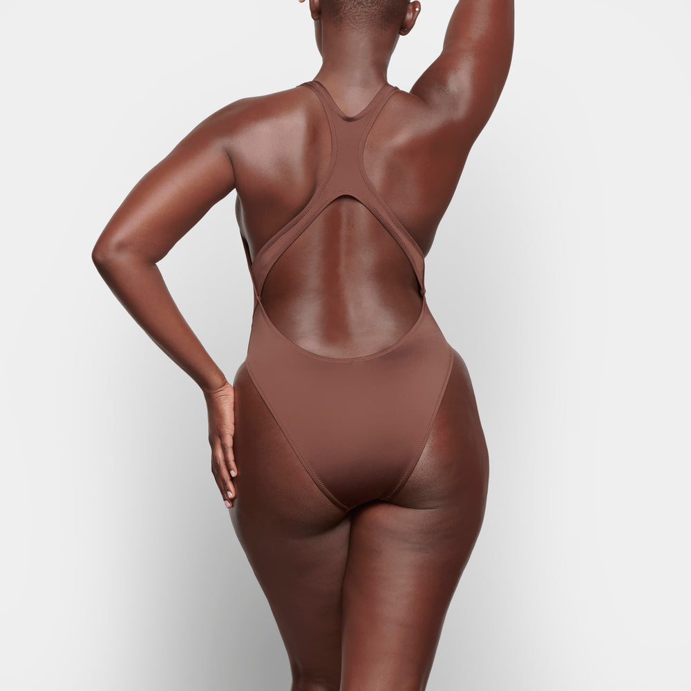 Skims SWIM CUT OUT MONOKINI One Piece Chocola | WVL-286374