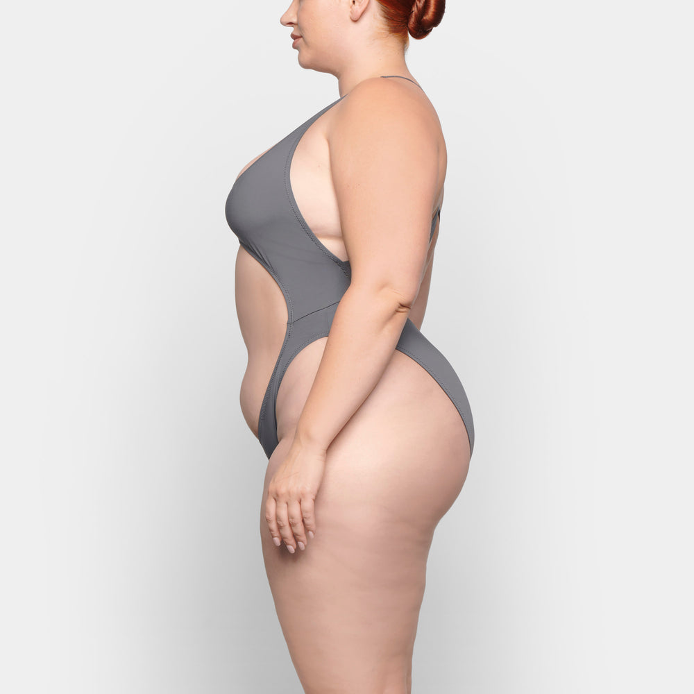 Skims SWIM CUT OUT MONOKINI One Piece Diepgrijs | ETM-306814