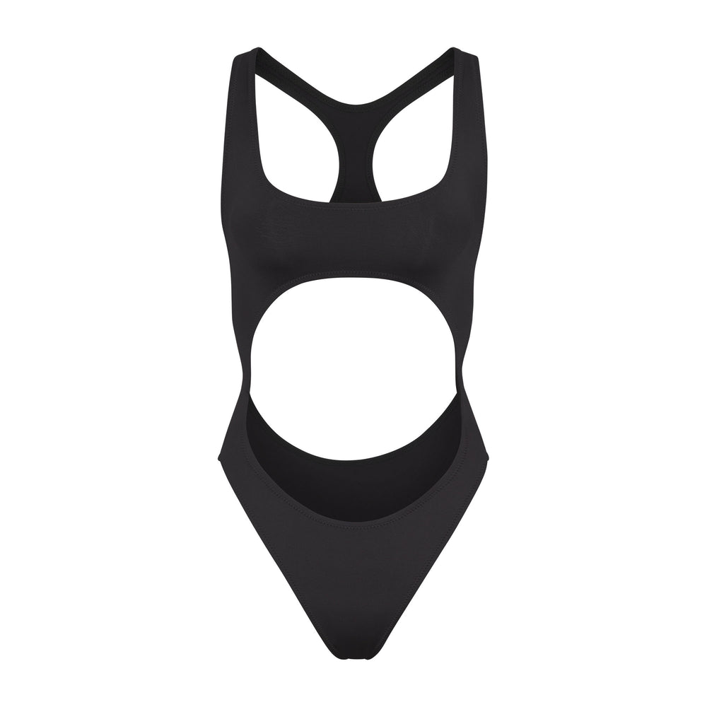 Skims SWIM CUT OUT MONOKINI One Piece Zwart | SMJ-680295