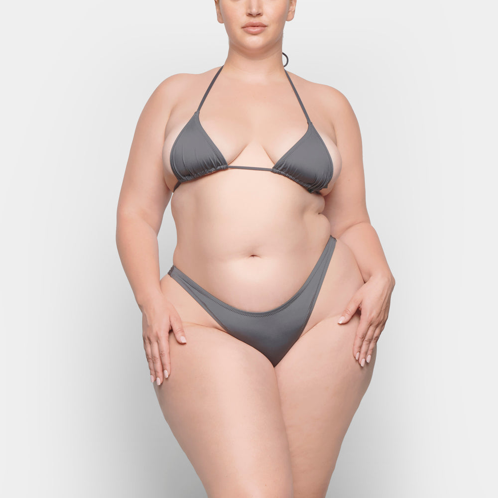 Skims SWIM DIPPED MID WAIST BOTTOMS Two Pieces Diepgrijs | OEZ-082547