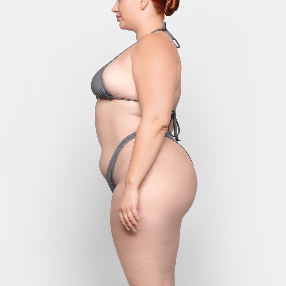 Skims SWIM DIPPED MID WAIST BOTTOMS Two Pieces Diepgrijs | OEZ-082547