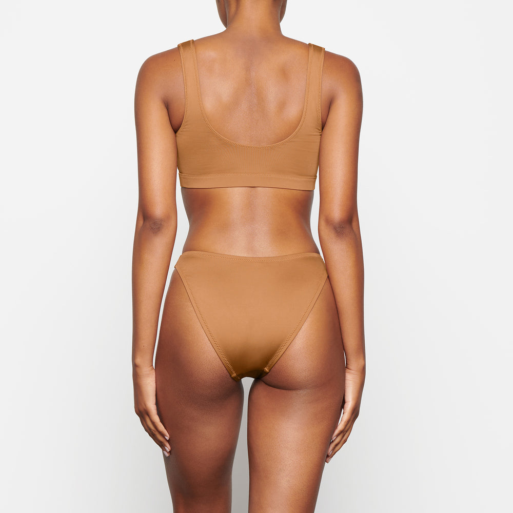 Skims SWIM DIPPED MID WAIST BOTTOMS Two Pieces Abrikoos | UIZ-743026