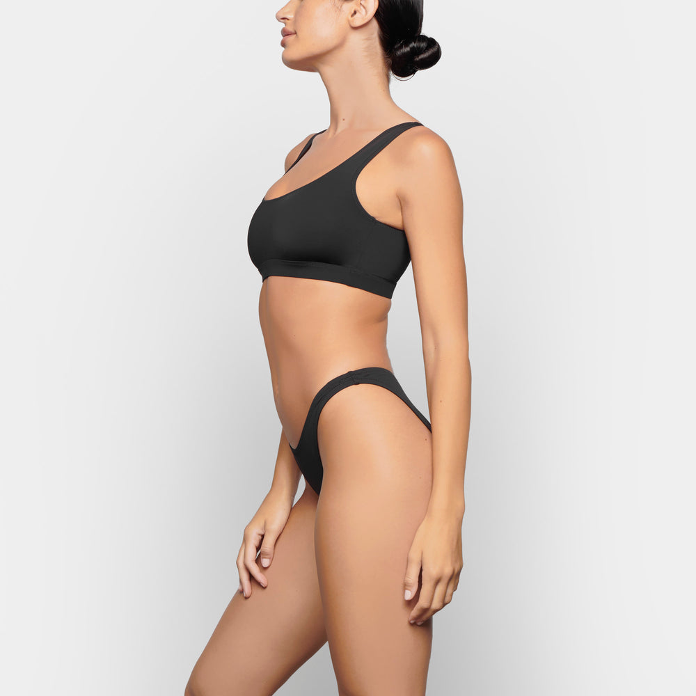 Skims SWIM DIPPED MID WAIST BOTTOMS Two Pieces Zwart | VCM-180534