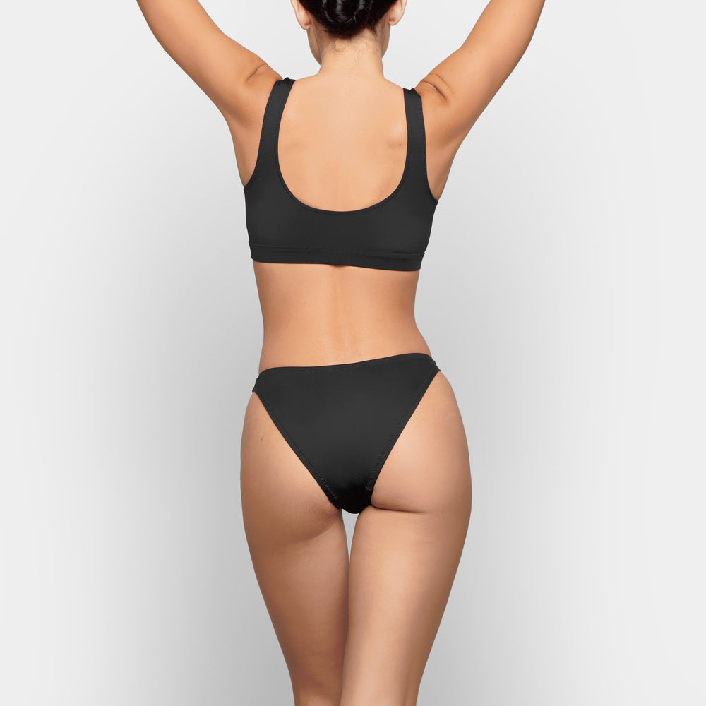 Skims SWIM DIPPED MID WAIST BOTTOMS Two Pieces Zwart | VCM-180534