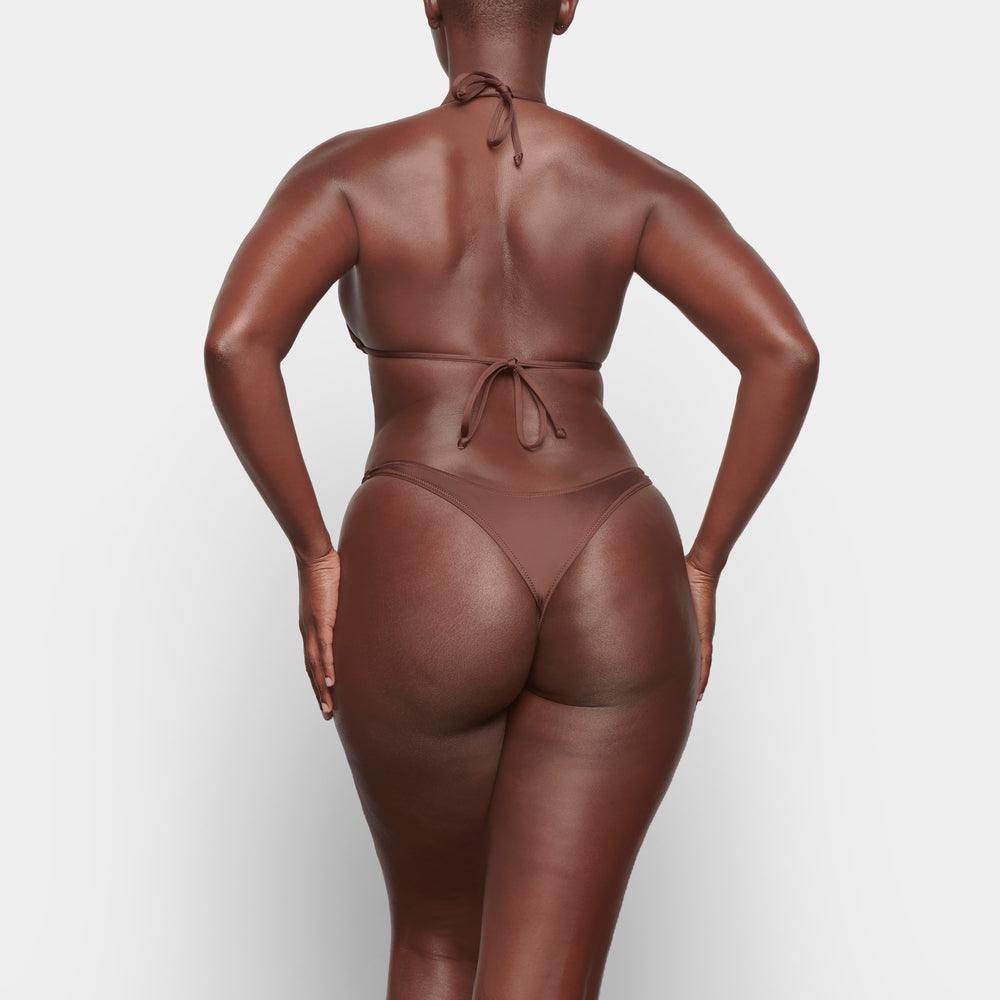 Skims SWIM MICRO TANGA BIKINI BOTTOMS Two Pieces Chocola | JEK-174603