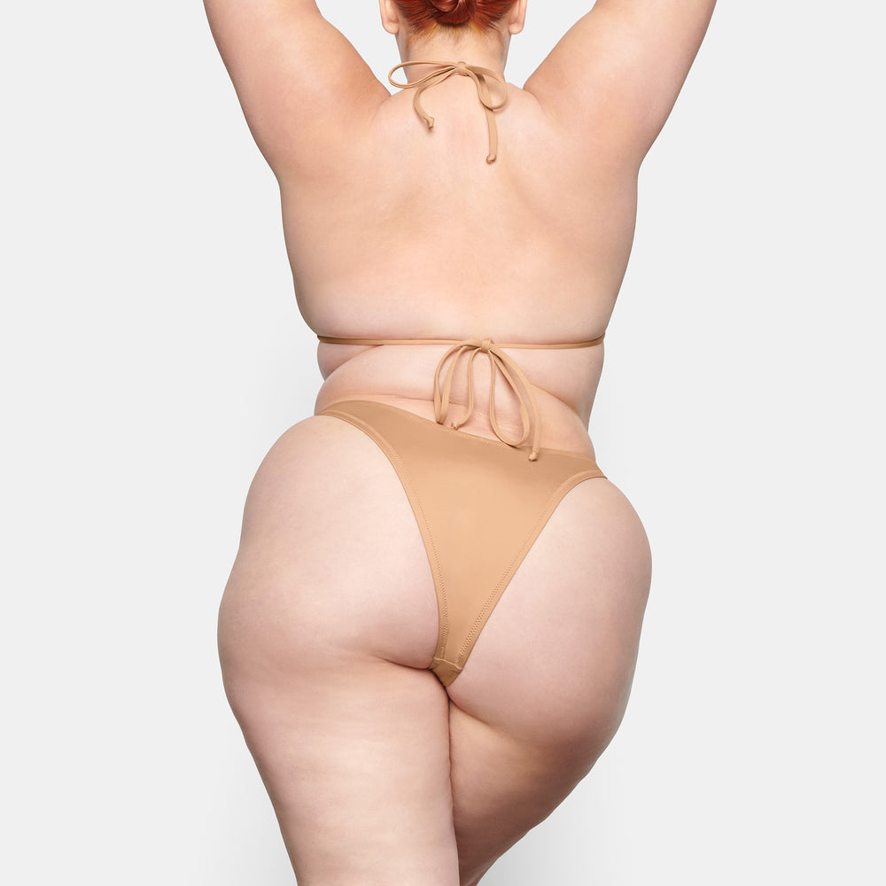 Skims SWIM MICRO TANGA BIKINI BOTTOMS Two Pieces Beige | TYZ-163507