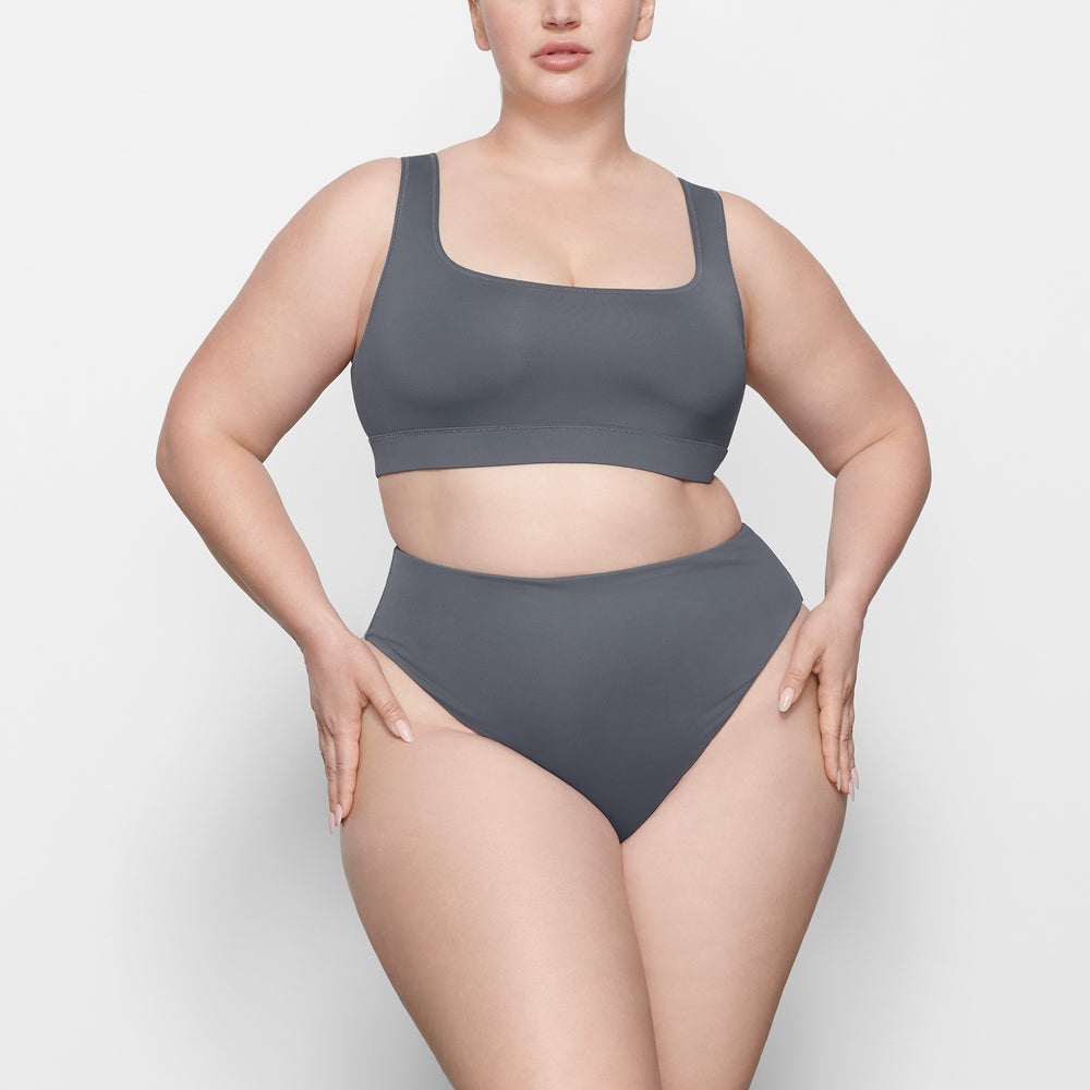 Skims SWIM MID WAIST BOTTOMS Two Pieces Diepgrijs | ONR-542197