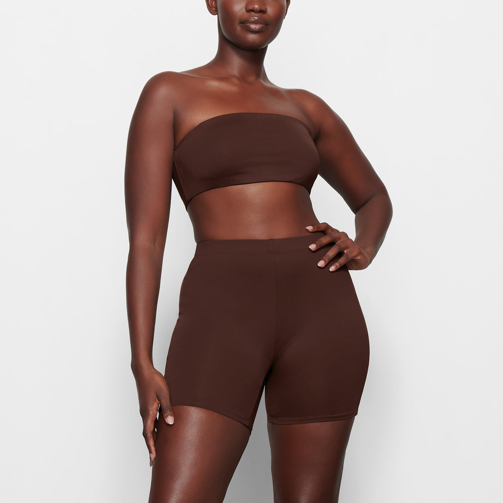 Skims SWIM MID WAIST SHORT Two Pieces Chocola | NKP-018753