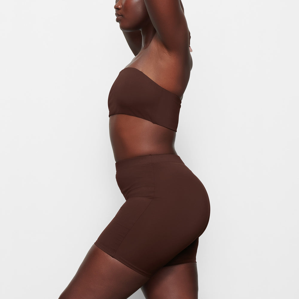 Skims SWIM MID WAIST SHORT Two Pieces Chocola | NKP-018753