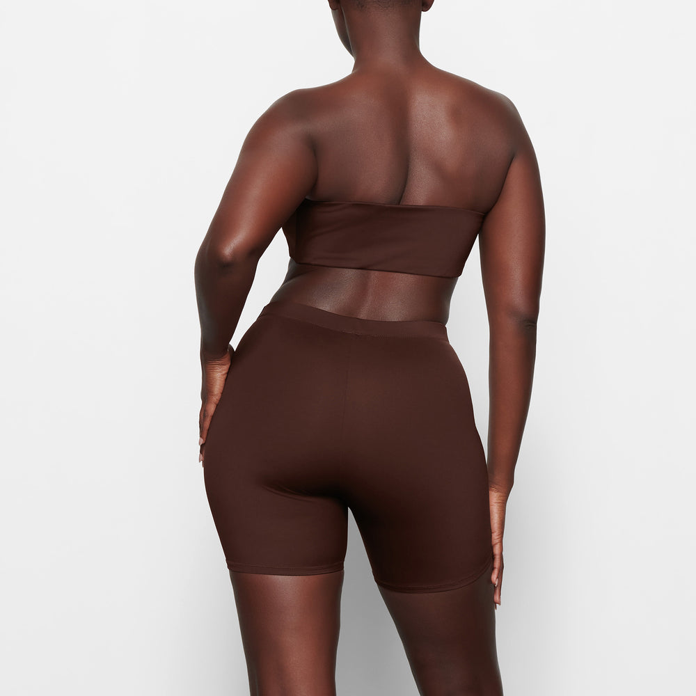 Skims SWIM MID WAIST SHORT Two Pieces Chocola | NKP-018753