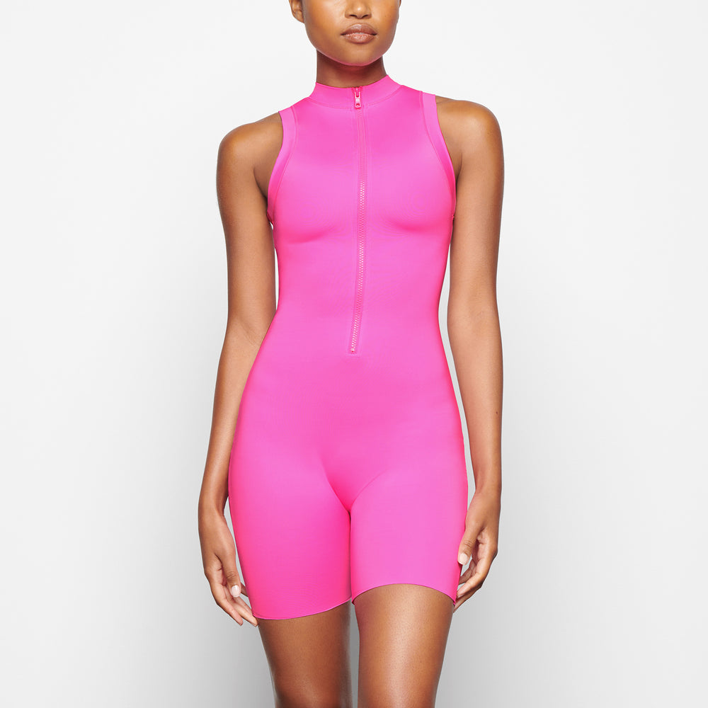 Skims SWIM MOCK NECK CYCLE SUIT One Piece Roze | FEN-420913
