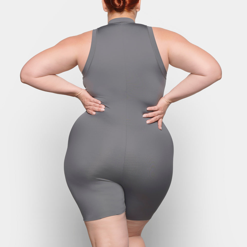 Skims SWIM MOCK NECK CYCLE SUIT One Piece Diepgrijs | XJB-953420