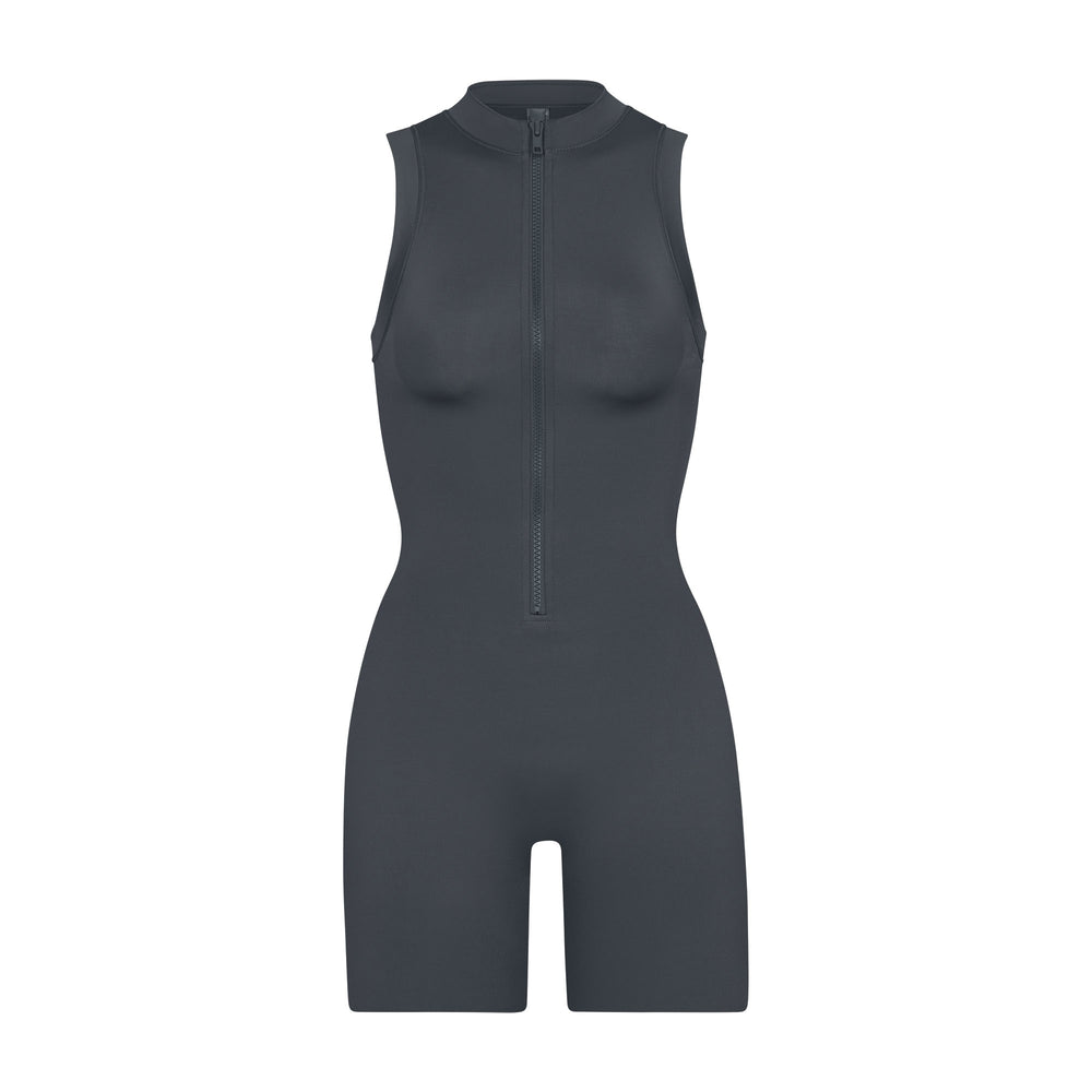 Skims SWIM MOCK NECK CYCLE SUIT One Piece Diepgrijs | XJB-953420