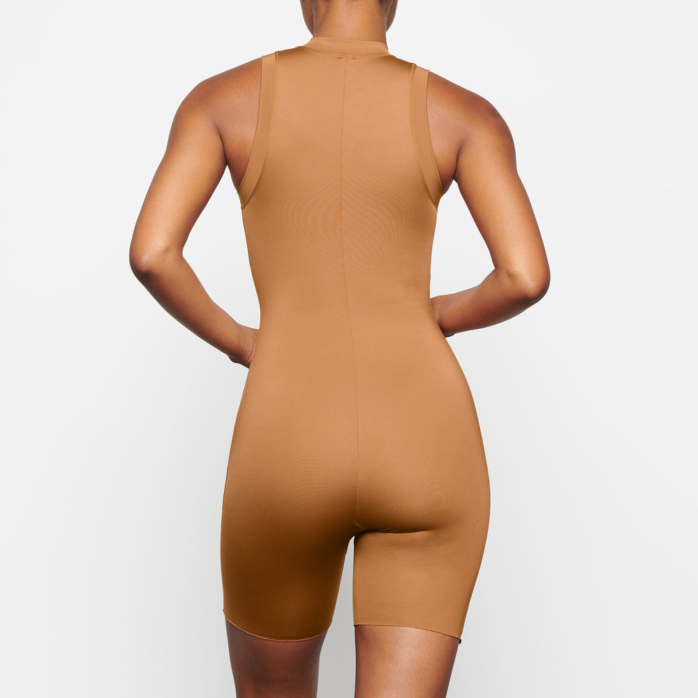 Skims SWIM MOCK NECK CYCLE SUIT One Piece Abrikoos | YSF-548237